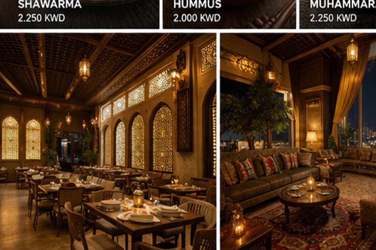 Restaurant interior dining ambiance